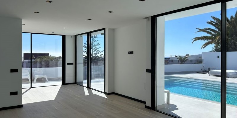 ProBuild Lanzarote aluminium sliding doors.